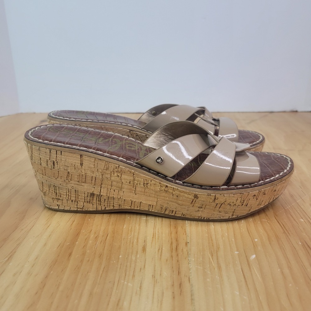 Sam Edelman Strapped Sandals - Size 8M 3‎ inch Heels